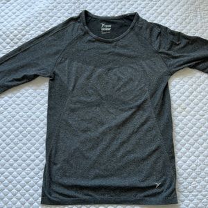 Gray activewear shirt